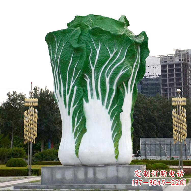 深圳白菜雕塑-公园园林仿真植物景观