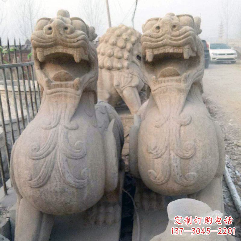 深圳狴犴仿古石雕塑