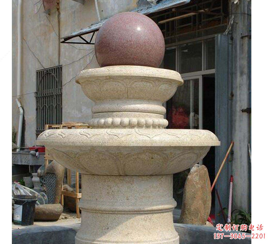 深圳别墅景观装饰风水球喷泉雕塑