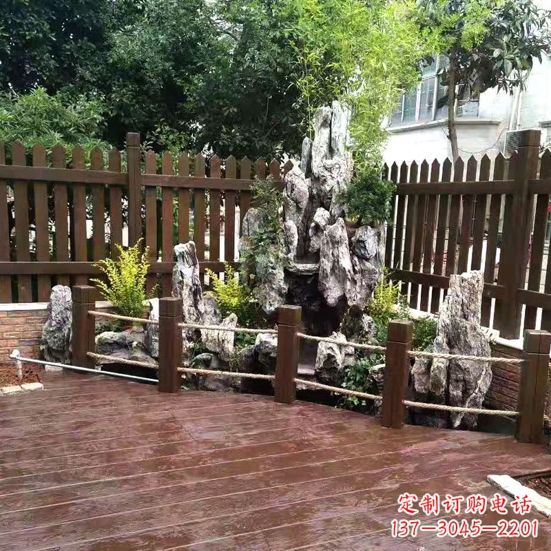 深圳别墅庭院假山