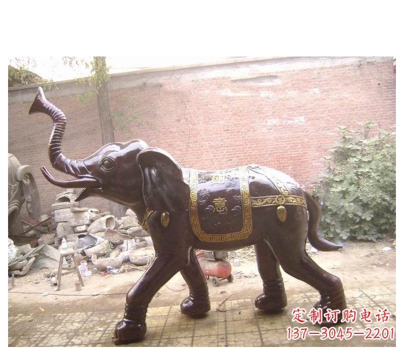 深圳玻璃钢大象雕塑