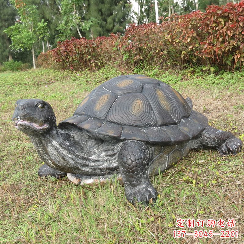 深圳玻璃钢乌龟雕塑传承古老文化