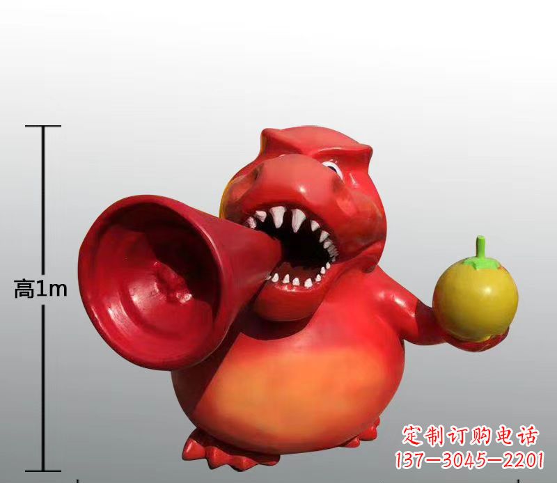 深圳玻璃钢卡通动物雕塑