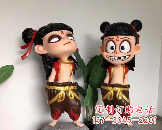 深圳玻璃钢制作的哪吒雕塑一种神奇的艺术