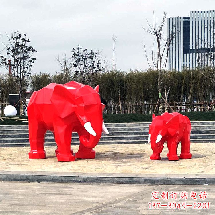 深圳玻璃钢大象雕塑艺术之美