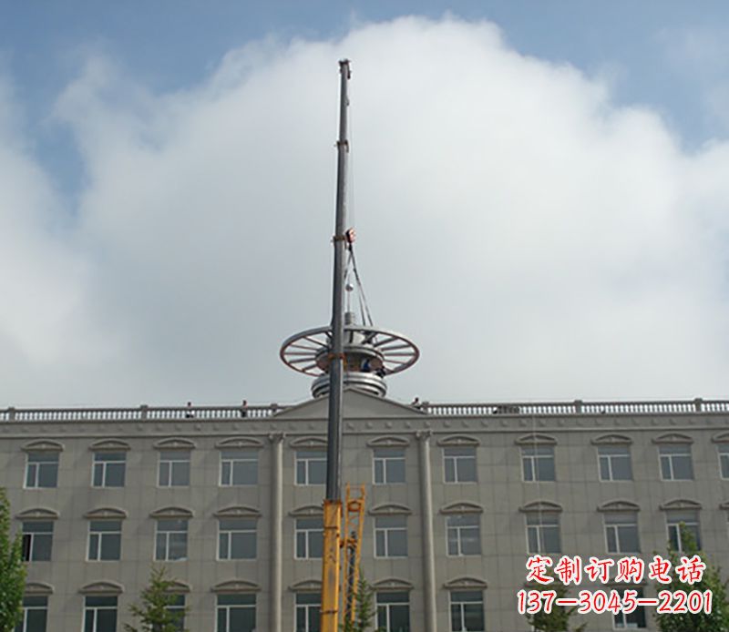 深圳不锈钢避雷针雕塑——安全保护灵感之源