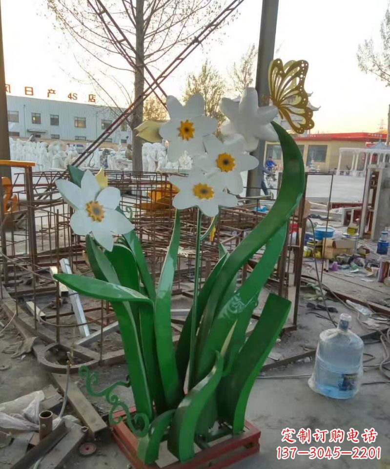 深圳不锈钢城市紫荆花雕塑