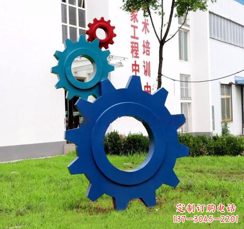 深圳不锈钢齿轮创意雕塑