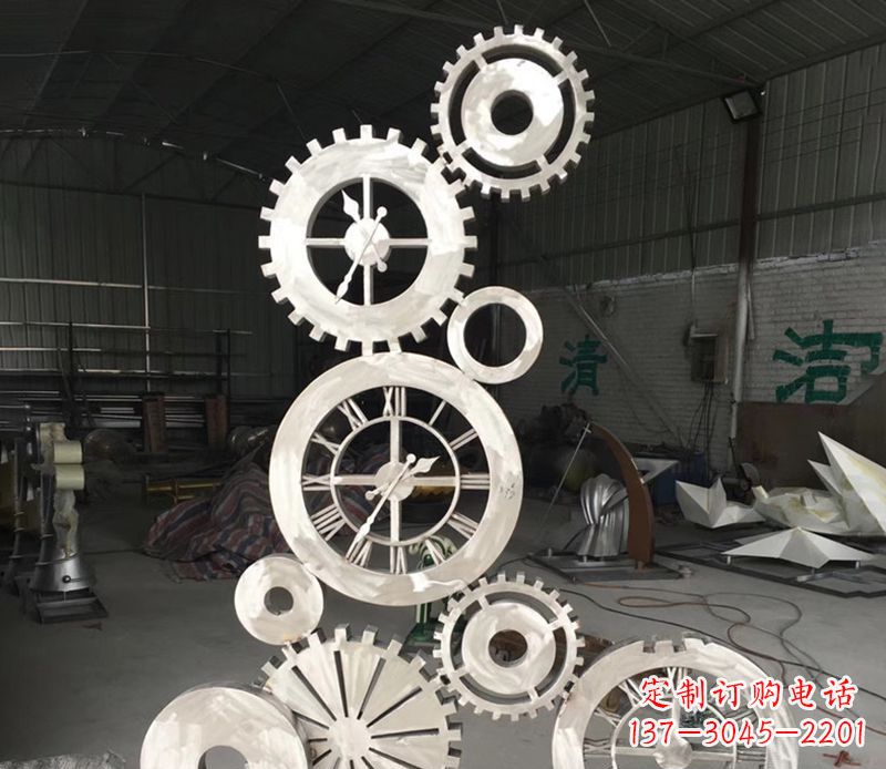深圳不锈钢齿轮雕塑