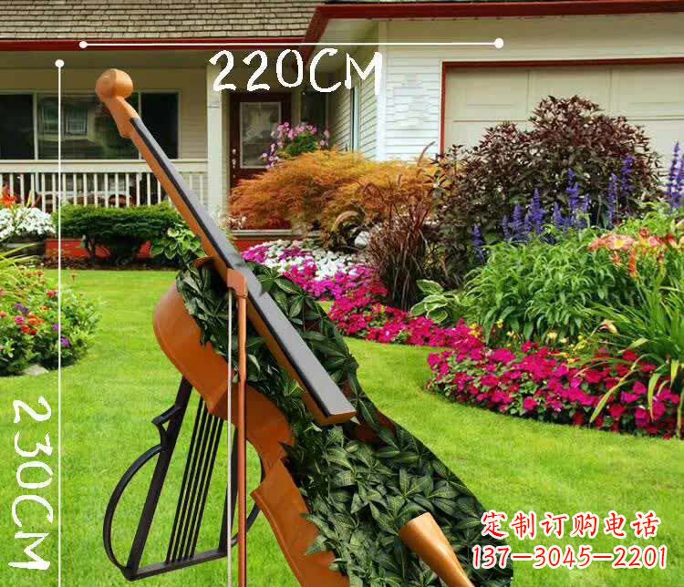 深圳不锈钢抽象大提琴雕塑1