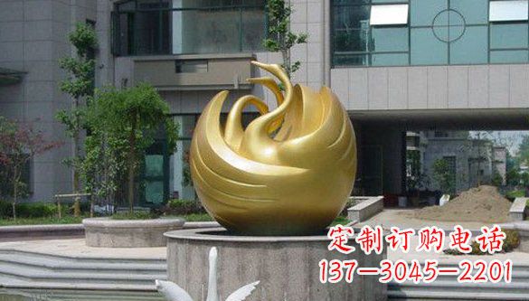 深圳不锈钢天鹅雕塑