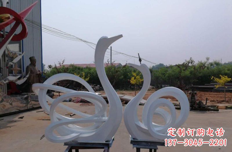 深圳精美不锈钢天鹅雕塑
