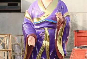 深圳玻璃钢宗教庙宇彩绘八仙神像