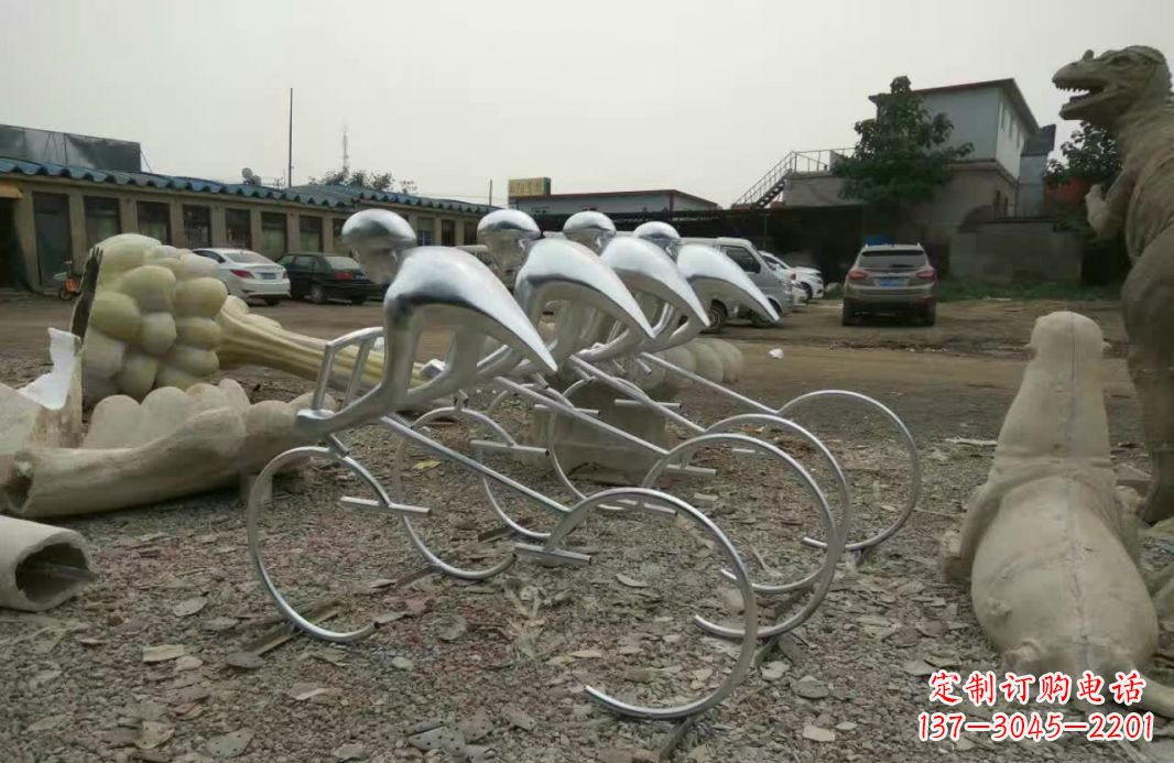 深圳不锈钢自行车雕塑