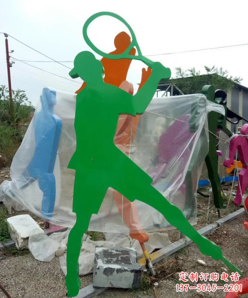 深圳羽毛球雕塑不锈钢的艺术精灵