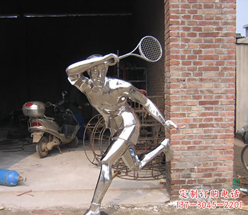 深圳不锈钢羽毛球雕塑