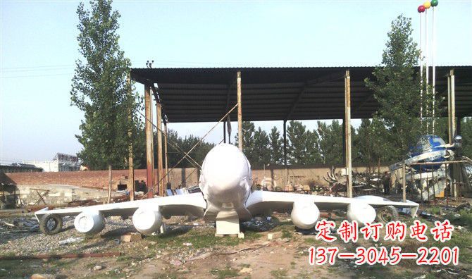 深圳不锈钢飞机雕塑给空中飞行者的致敬