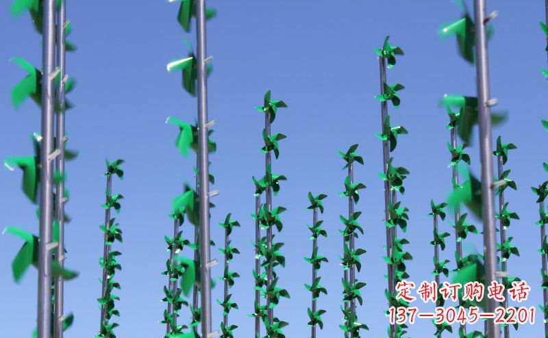 深圳不锈钢风车景观雕塑