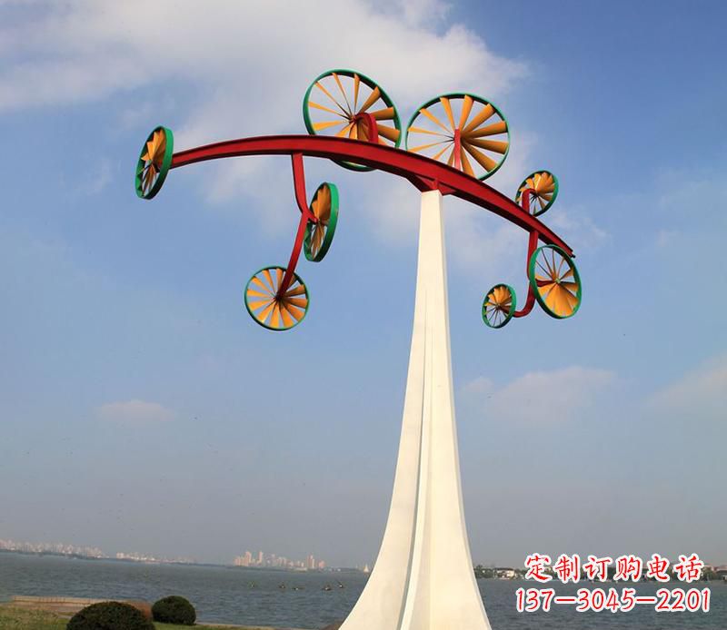 深圳不锈钢风车雕塑艺术美学的完美结合