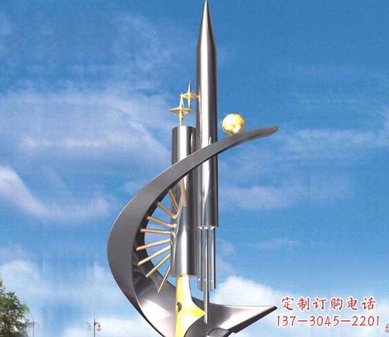 深圳不锈钢笔雕塑艺术与精美的完美结合