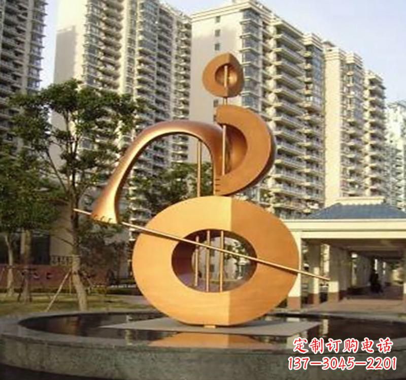 深圳不锈钢葫芦乐器雕塑精致的艺术瑰宝
