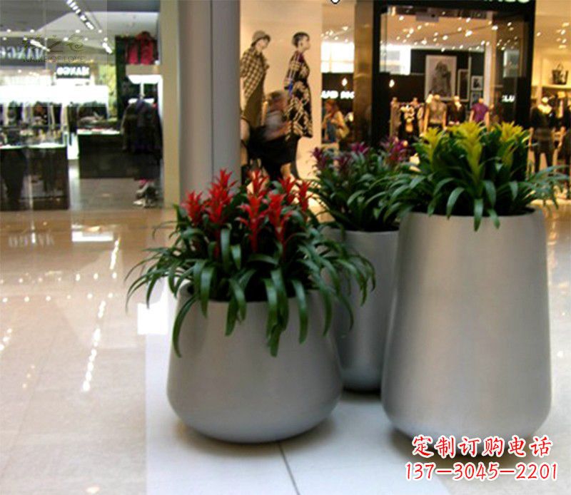 深圳不锈钢花盆雕塑2