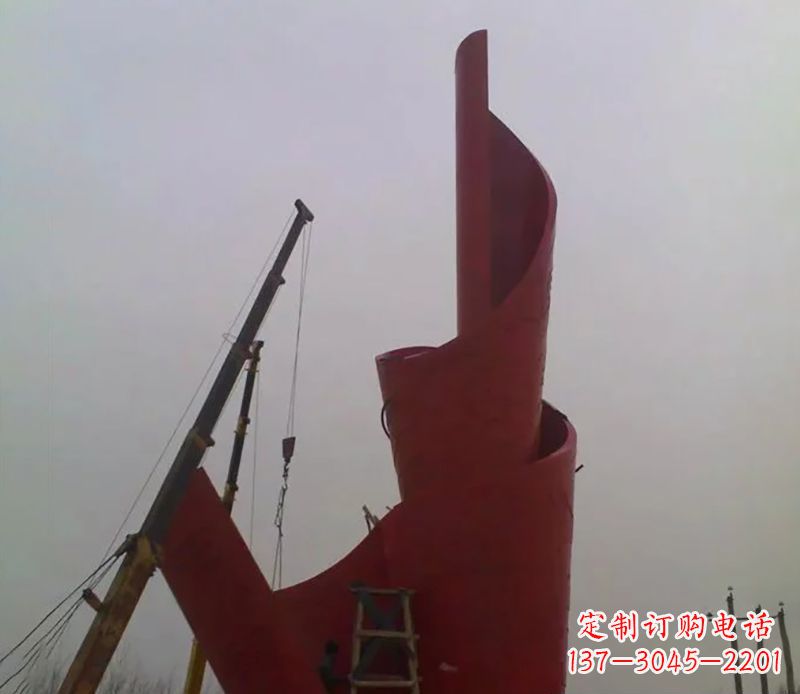 深圳不锈钢火炬雕塑点燃社会进步的火炬