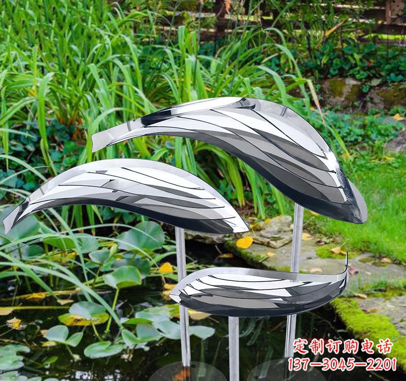 深圳不锈钢景区动物鱼雕塑