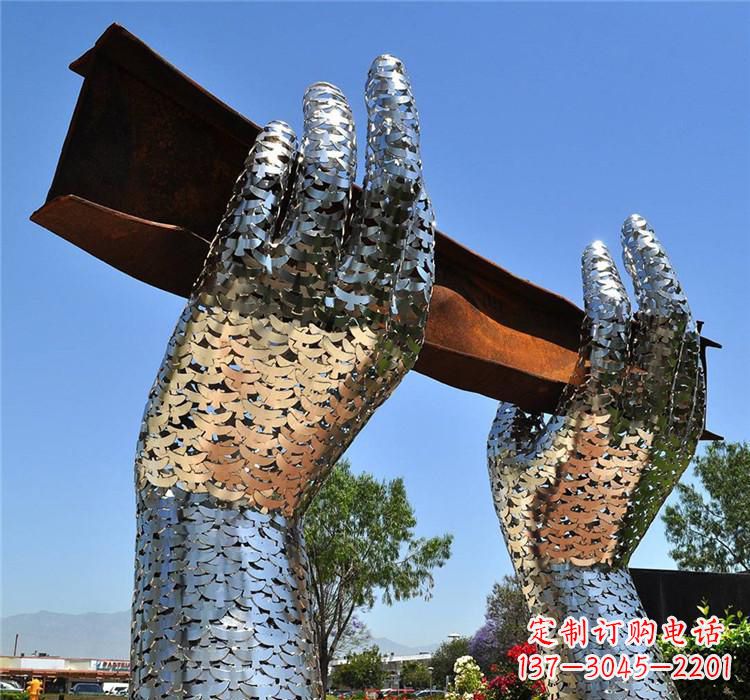 深圳不锈钢拱门雕塑精美绝伦