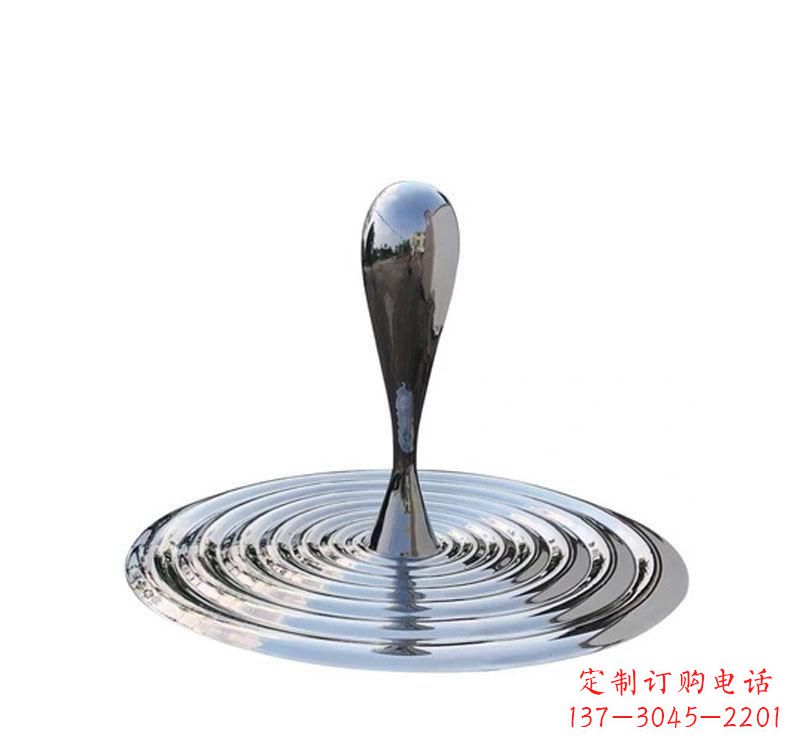 深圳不锈钢景区水滴雕塑精美绝伦