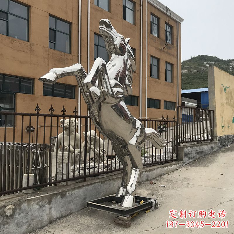 深圳不锈钢马雕塑精美绝伦