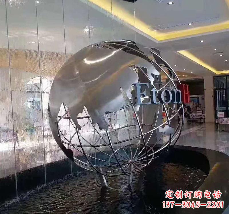 深圳不锈钢流水喷泉雕塑