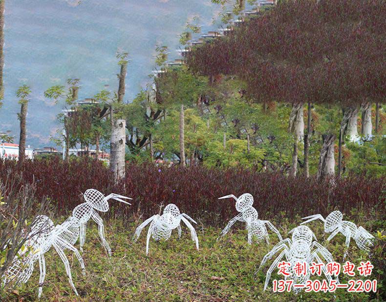 深圳不锈钢蚂蚁镂空雕塑