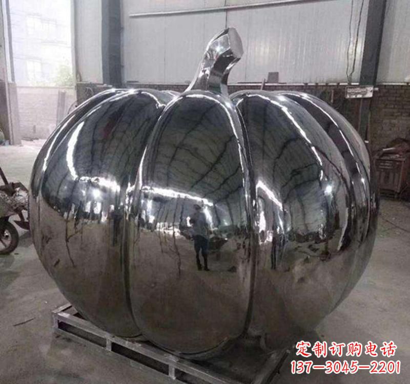 深圳不锈钢蔬菜南瓜雕塑