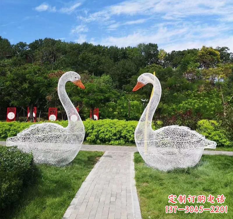 深圳不锈钢天鹅雕塑