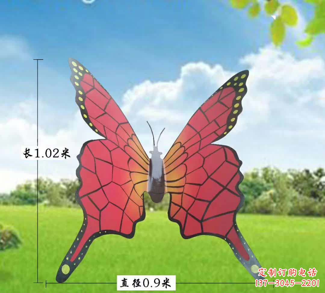 深圳不锈钢铁艺蝴蝶雕塑