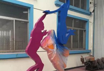 深圳不锈钢篮球运动员雕塑纪念篮球运动传奇