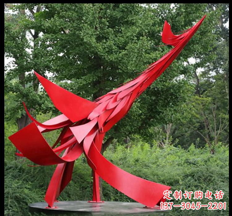 深圳不锈钢凤凰雕塑——美丽而神秘的象征