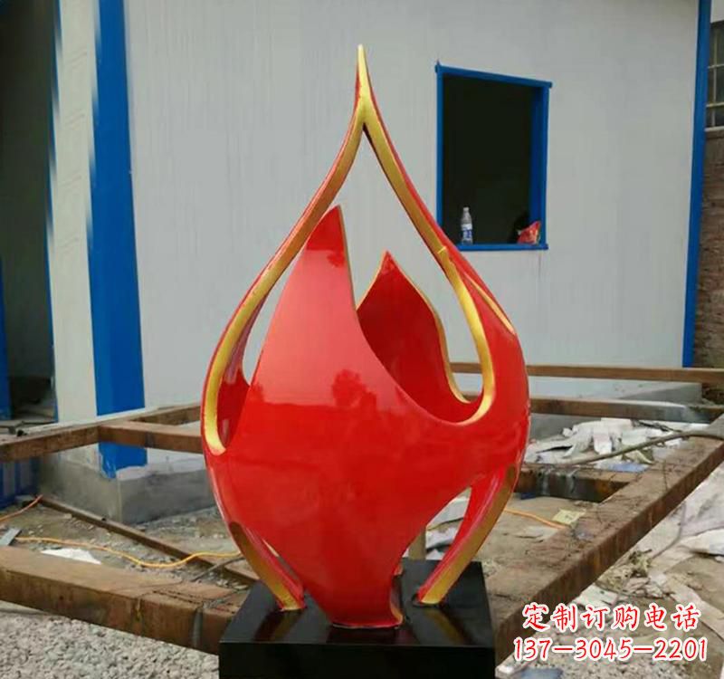 深圳不锈钢艺术景观火龙果雕塑