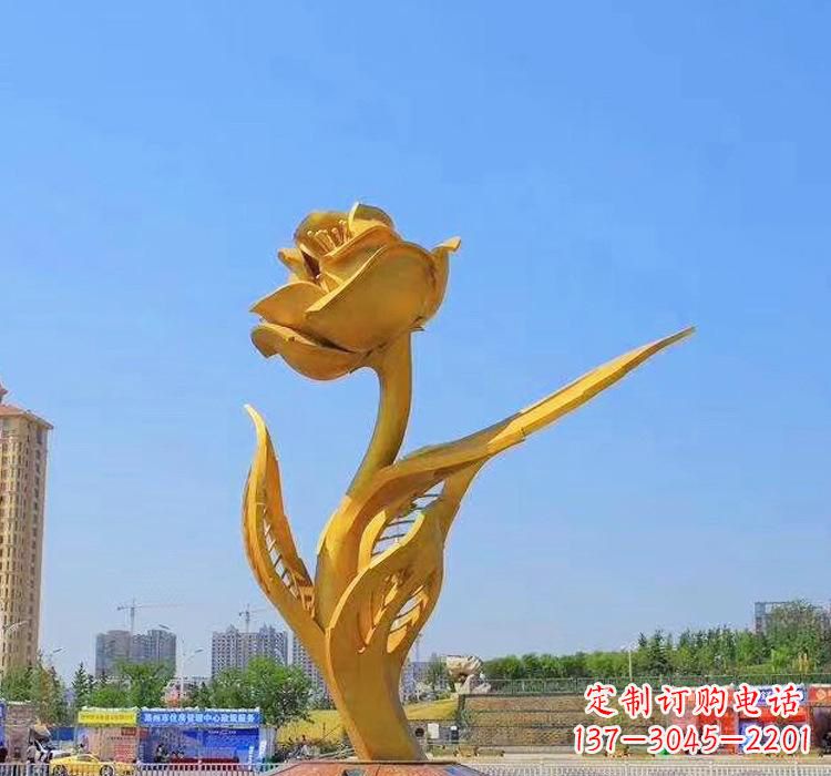 深圳不锈钢紫荆花雕塑2