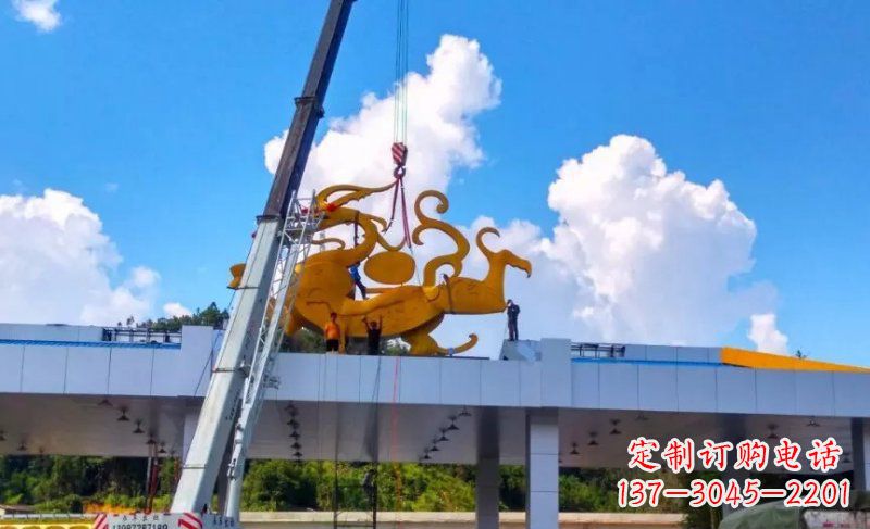 深圳精美不锈钢龙雕塑,点缀城市之美