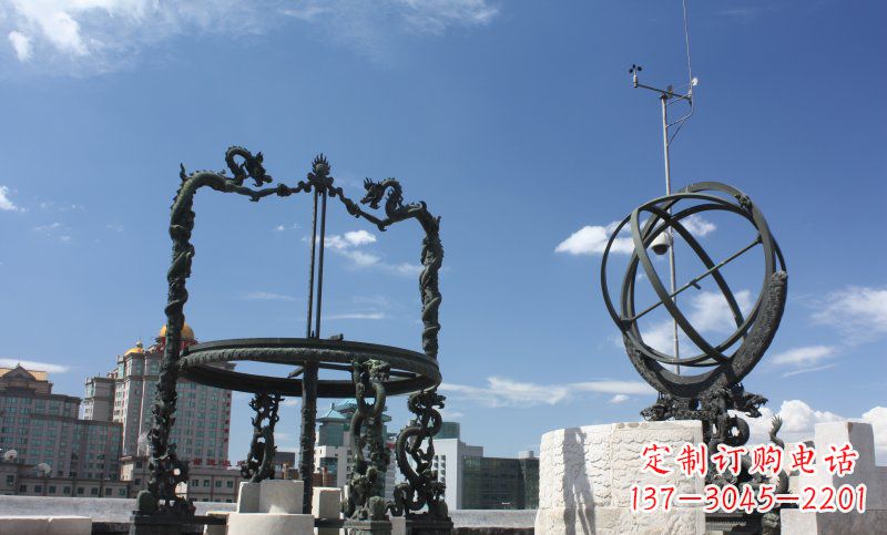 深圳浑天仪雕塑,见证着城市的历史