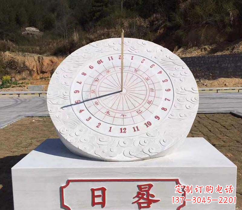 深圳赤道日晷校园石雕把美丽融入校园