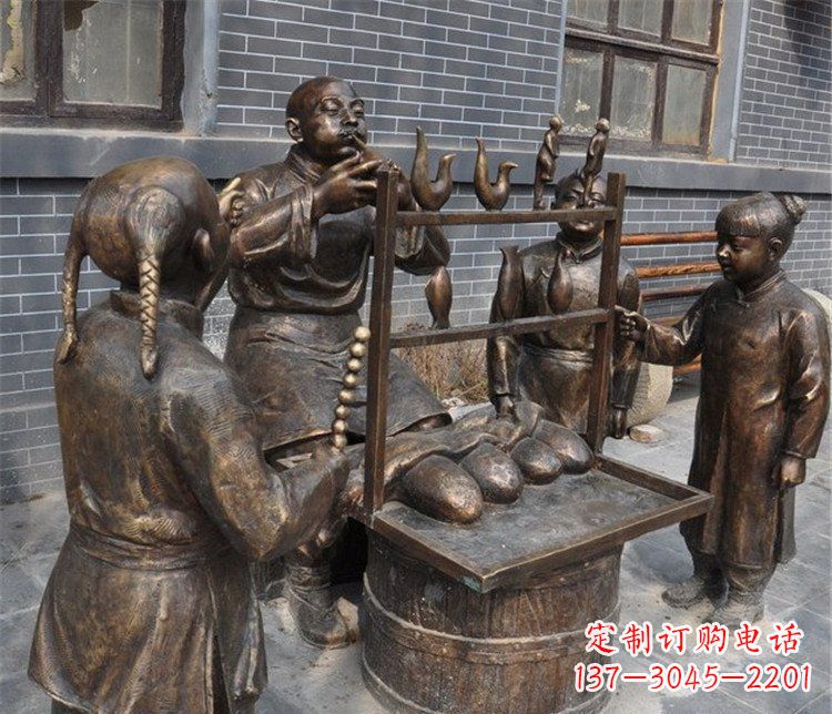 深圳糖人雕塑——街边温馨的小情调