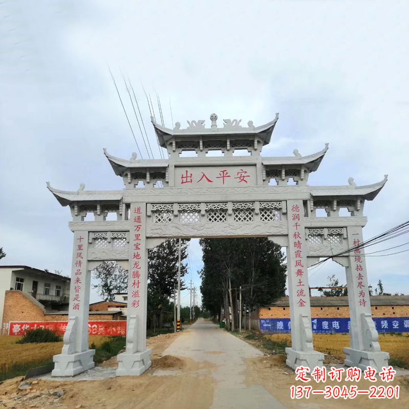深圳石雕牌楼传承民间文化的艺术珍品