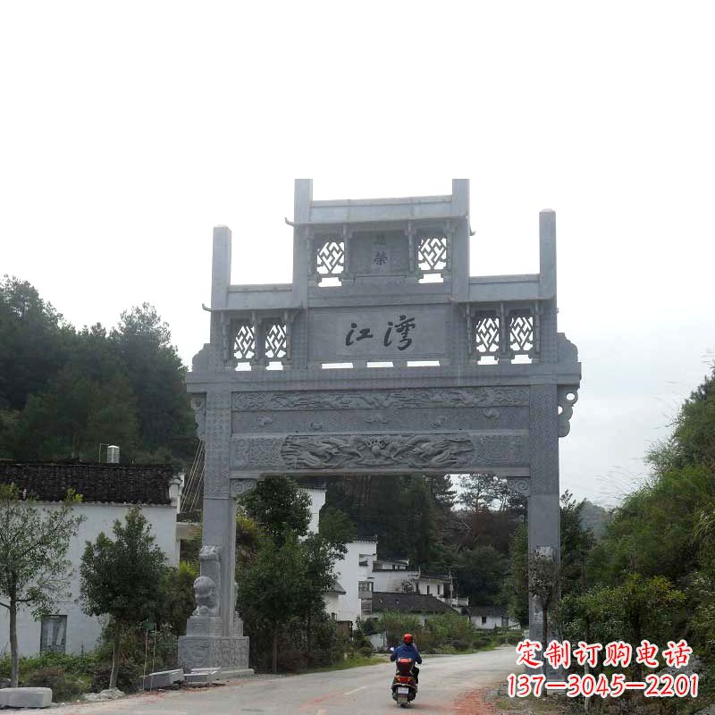 深圳精美石牌坊雕塑——传承中国古典文化