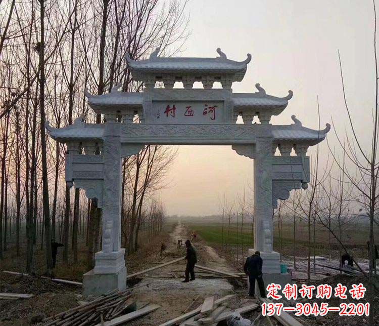 深圳牌坊雕塑——记忆中的美丽家乡