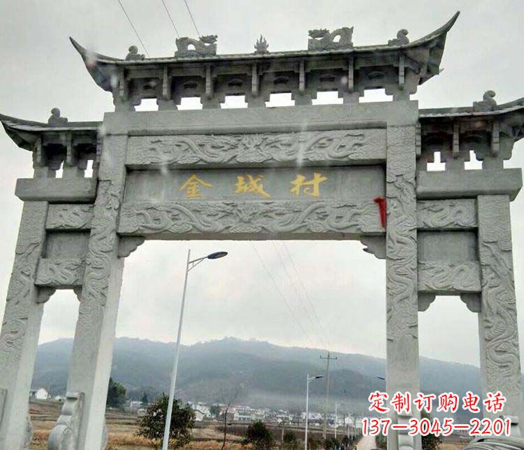 深圳该牌坊雕塑。