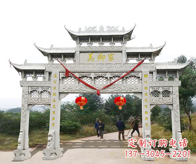 深圳牌坊雕塑珍贵的传统文化
