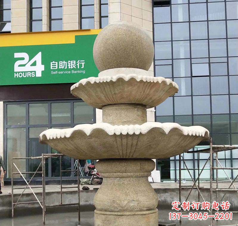 深圳大理石风水球喷泉雕塑——振奋人心的艺术杰作